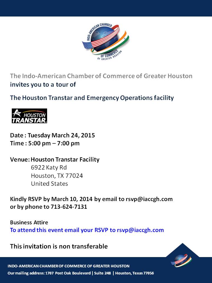 IACCGH Members Event at Houston Transtar on March 24, 2015