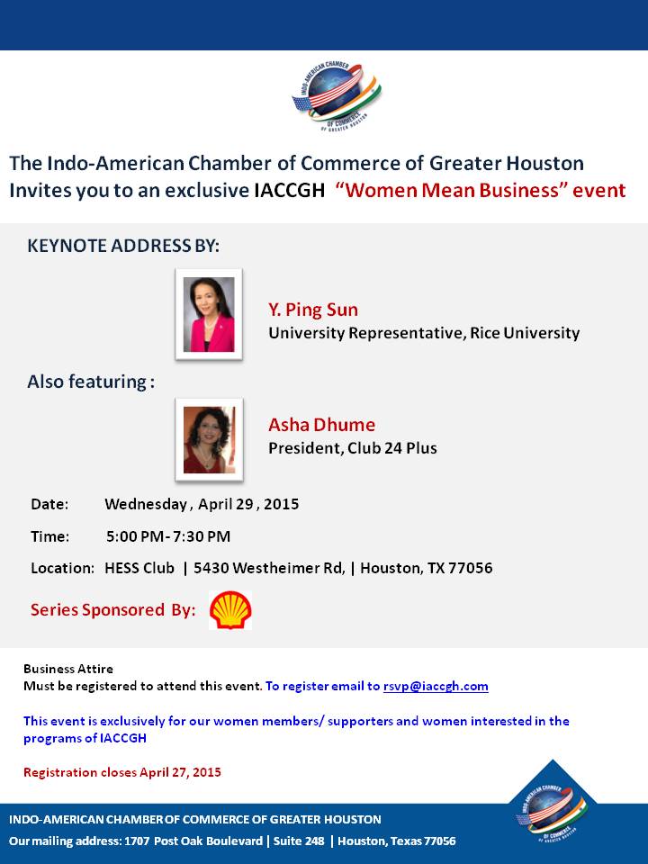 [third REVISED] April Women in Business