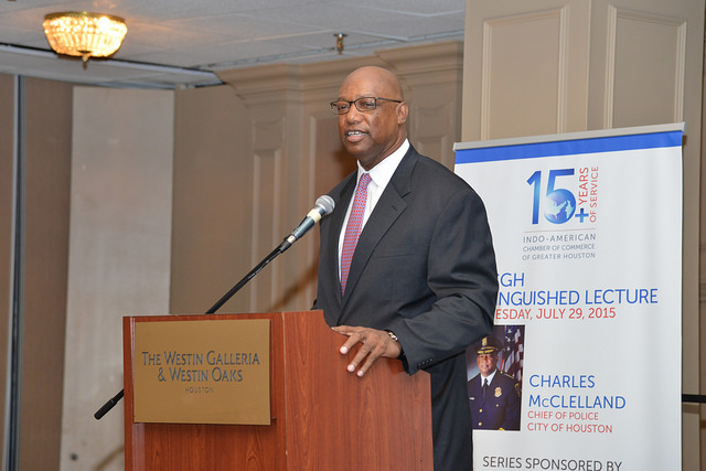 Distinguished Lecture featuring Charles McClelland, Chief of Police for the City of Houston