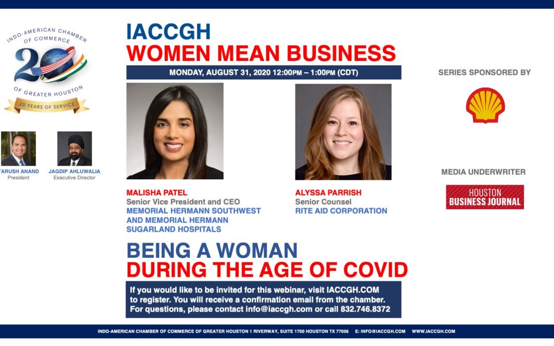 IACCGH Women Mean Business: Being A Woman During The Age of Covid