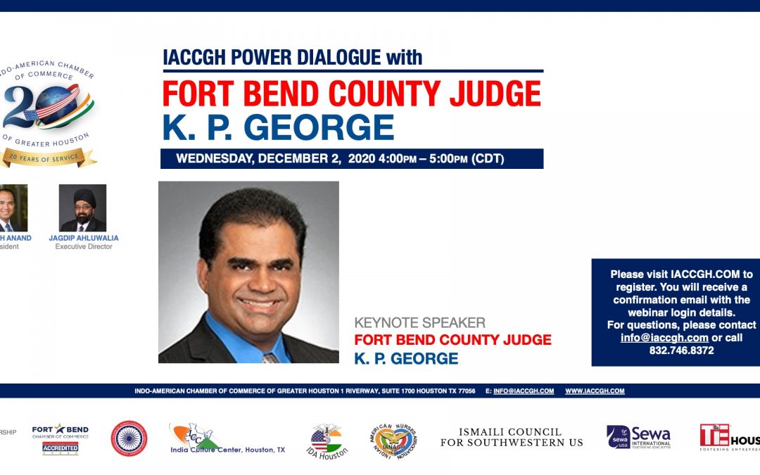 IACCGH Power Dialogue with Fort Bend County Judge K.P.George
