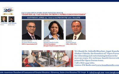 IACCGH Open Forum Business Hour: Individual Tax Filing During Unprecedented Times