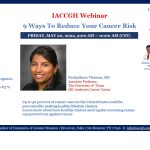 IACCGH webinar:9 ways to reduce your cancer risk