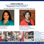 IACCGH Business Hour Open Forum  Focus on St. Luke's Health