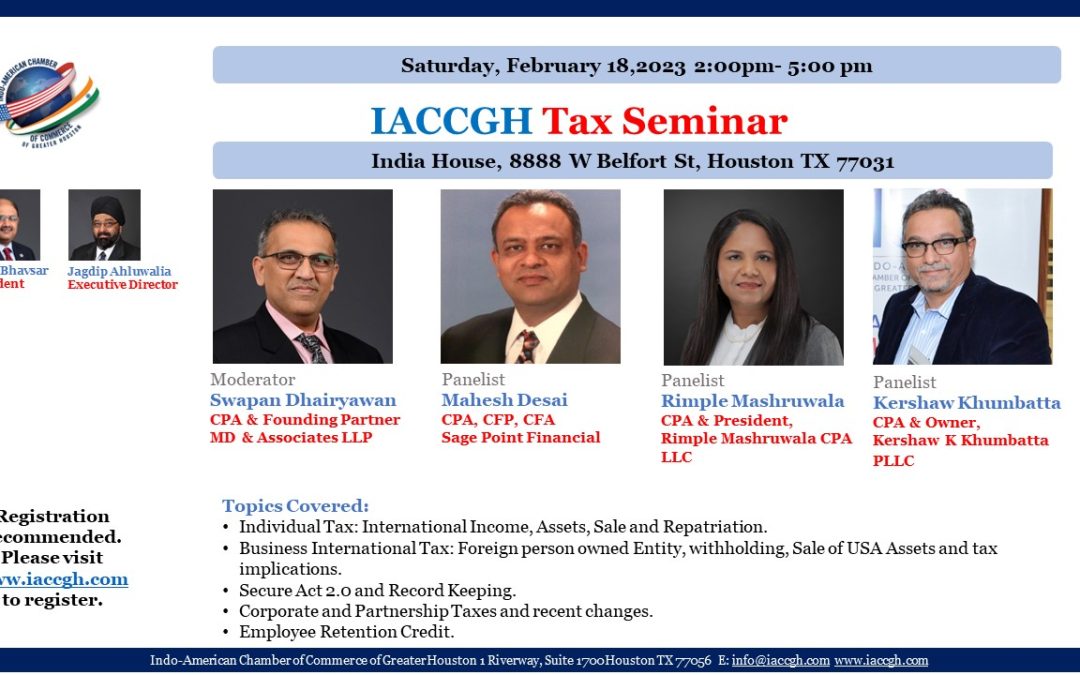 IACCGH Tax Seminar