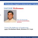 IACCGH welcomes CG DC Manjunath