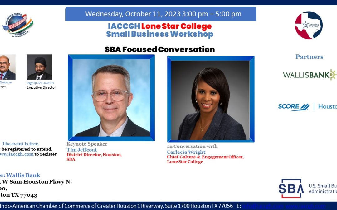 IACCGH Lonestar College SBA Focused conversation