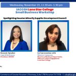 IACCGH Lonestar College Small Business Workshop