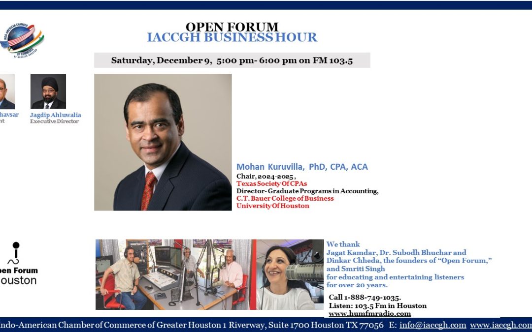 IACCGH Business Hour Open Forum