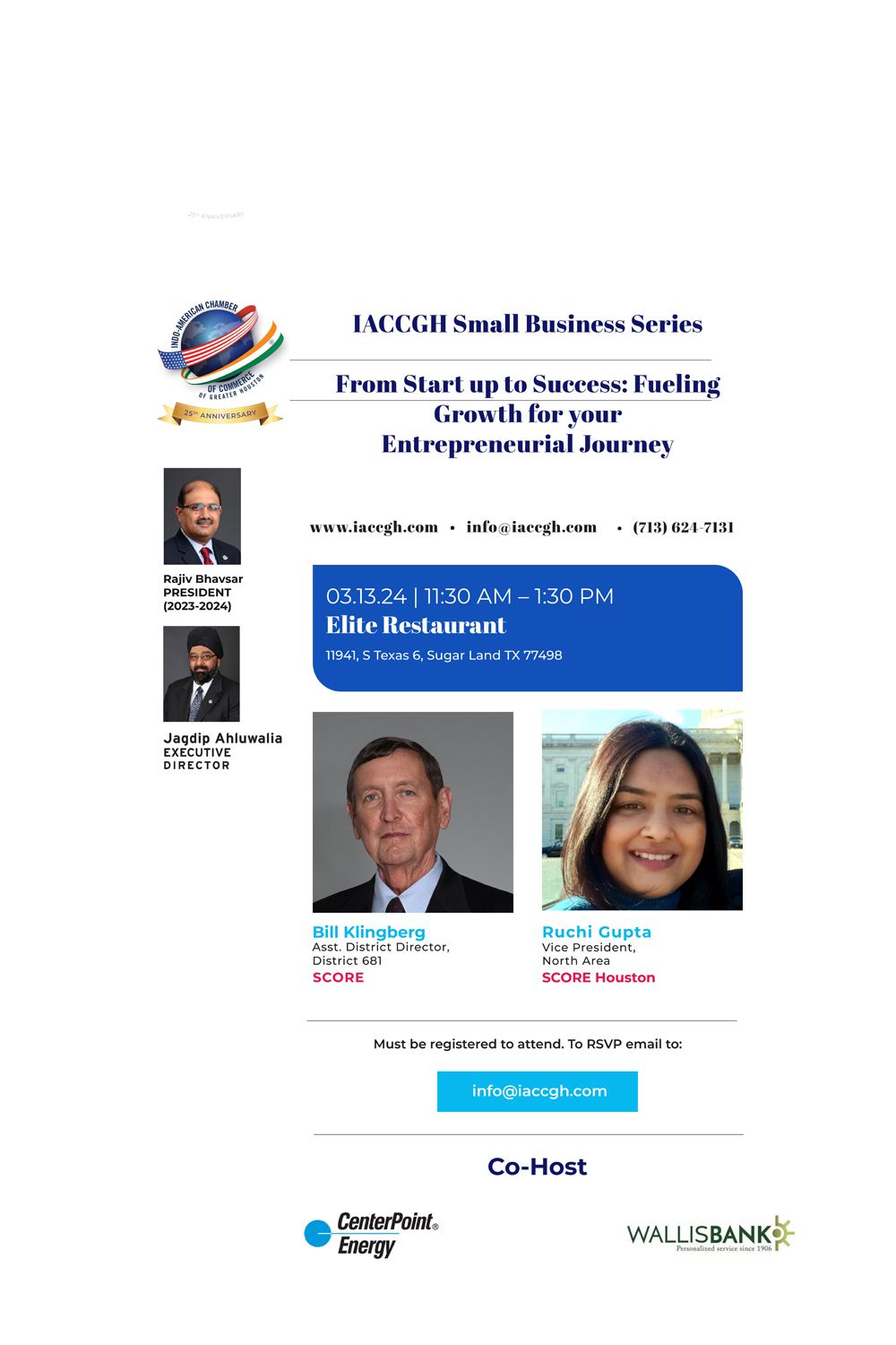 IACCGH Small Business Series: From Startup to Success: Fueling Growth for your Entrepreneurial Journey