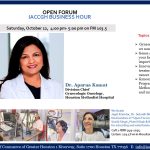 IACCGH Business Hour Open Forum Featuring Dr. Aparna Kamat