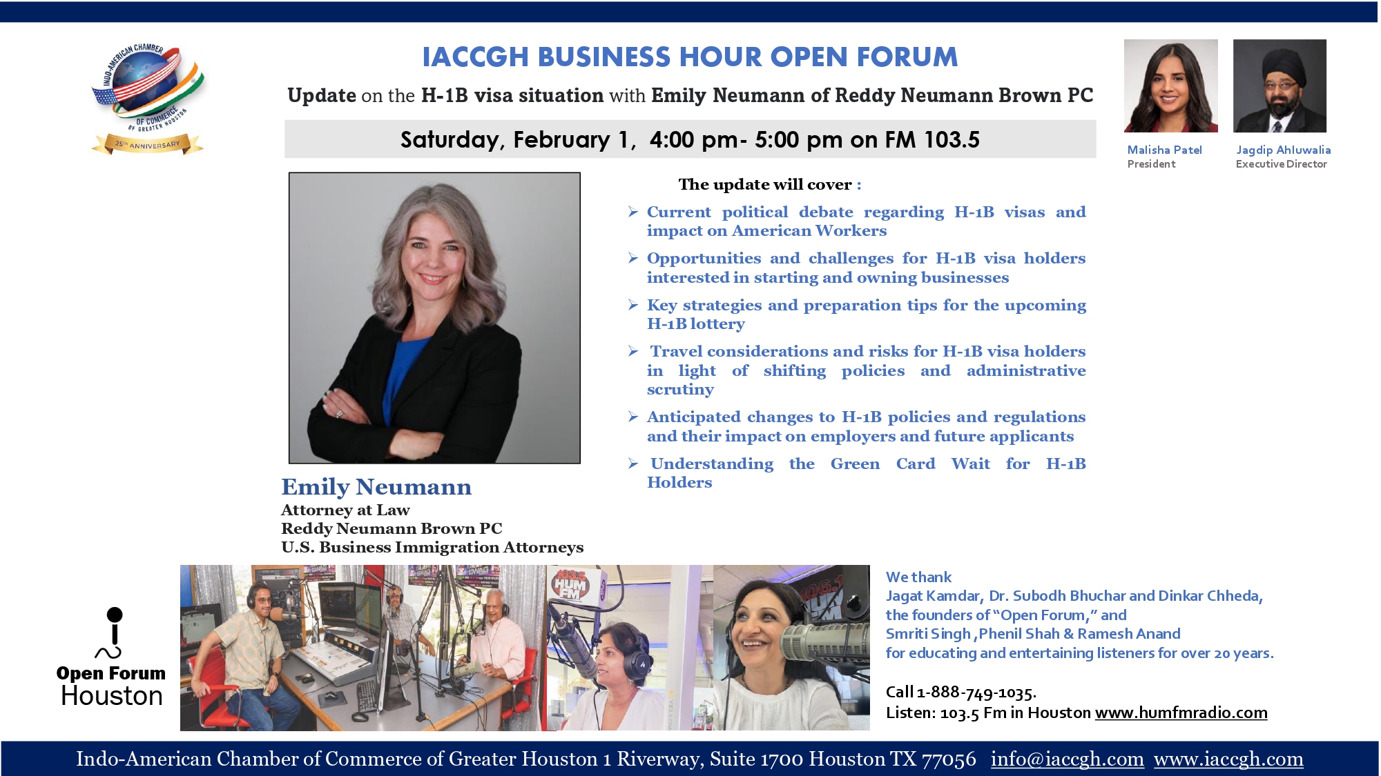 IACCGH Business Hour Open Forum