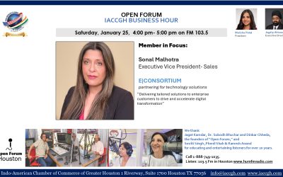 Open Forum IACCGH Business Hour Featuring Sonal Malhotra