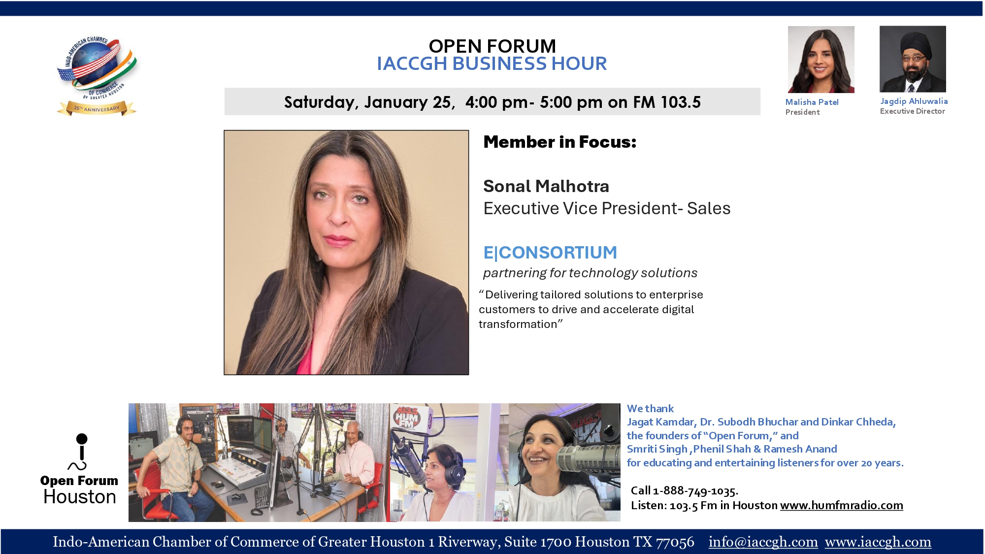 IACCGH Business Hour Open Forum