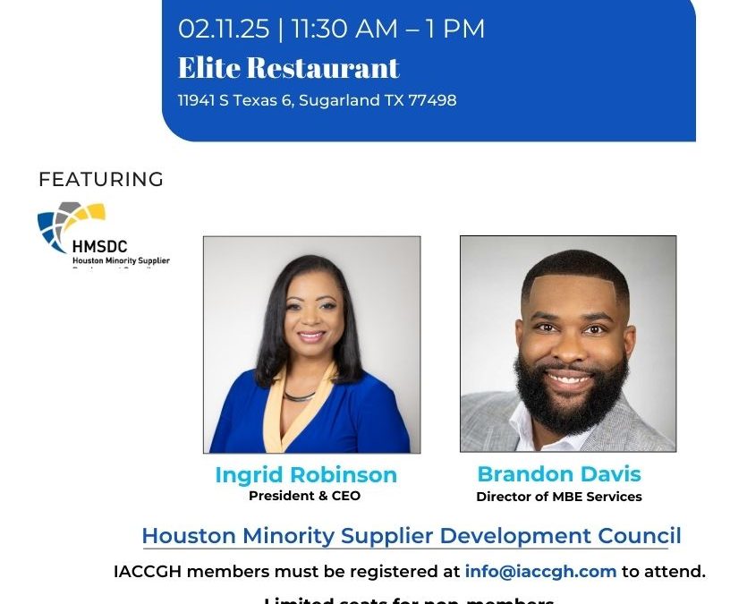 IACCGH Small Business Series Featuring HMSDC