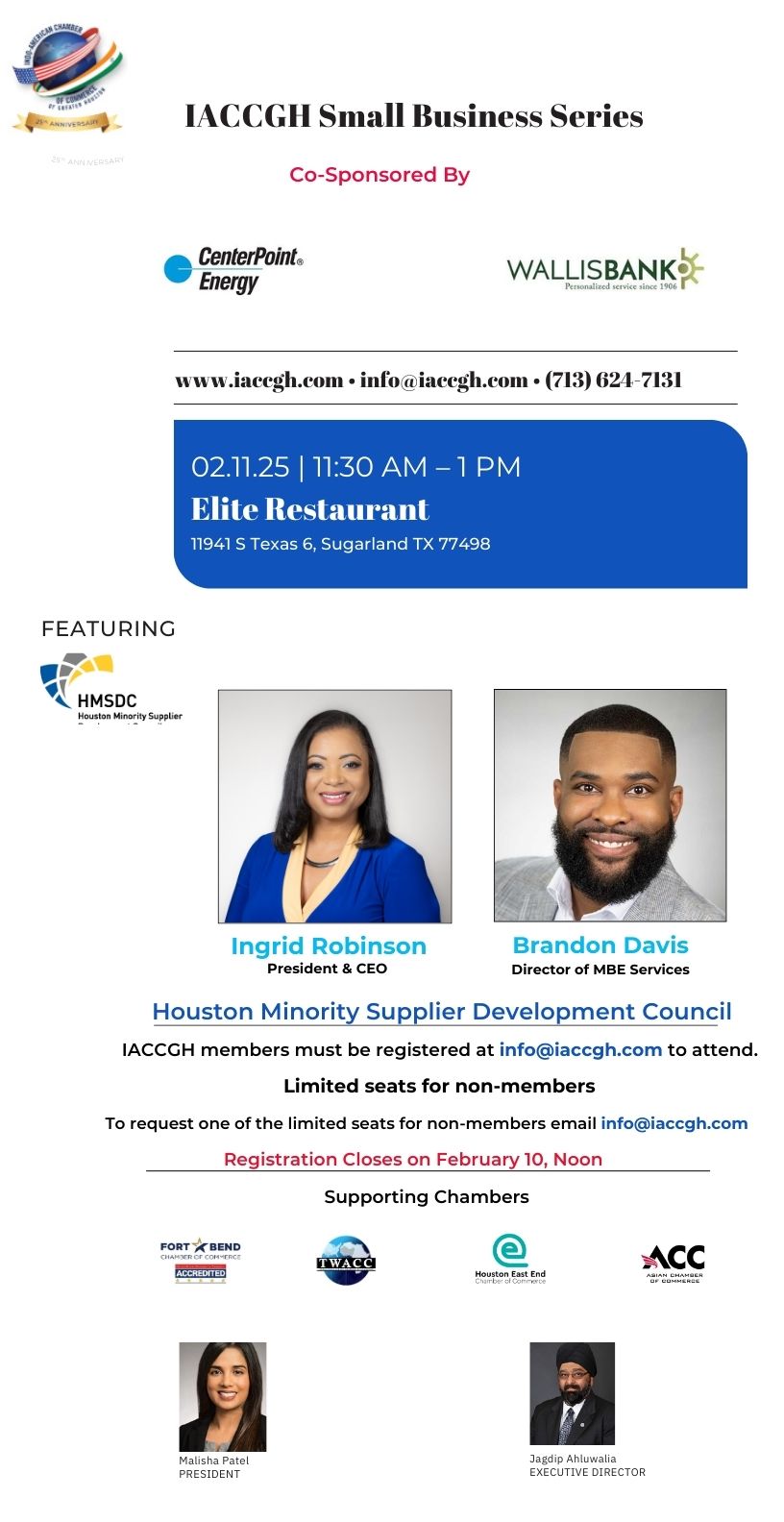 IACCGH Small Business Series Featuring HMSDC