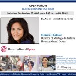 Open Forum IACCGH Business Hour Featuring Houston Grand Opera