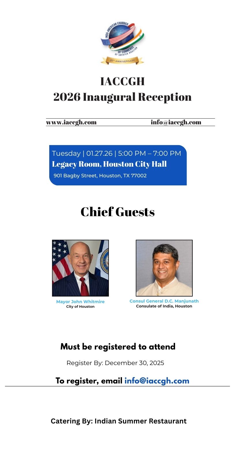 2026 IACCGH Inaugural Reception