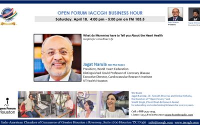 Open Forum IACCGH Business Hour Featuring Dr. Jagat Narula