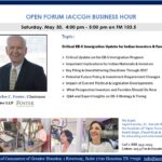 Open Forum IACCGH Business Hour Featuring Charles C. Foster, Foster LLP