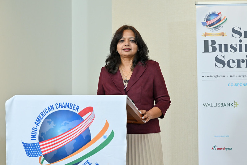 IACCGH Small Business Series Featuring Rashmi Sheel, President, CMIT Solutions of Sugar Land